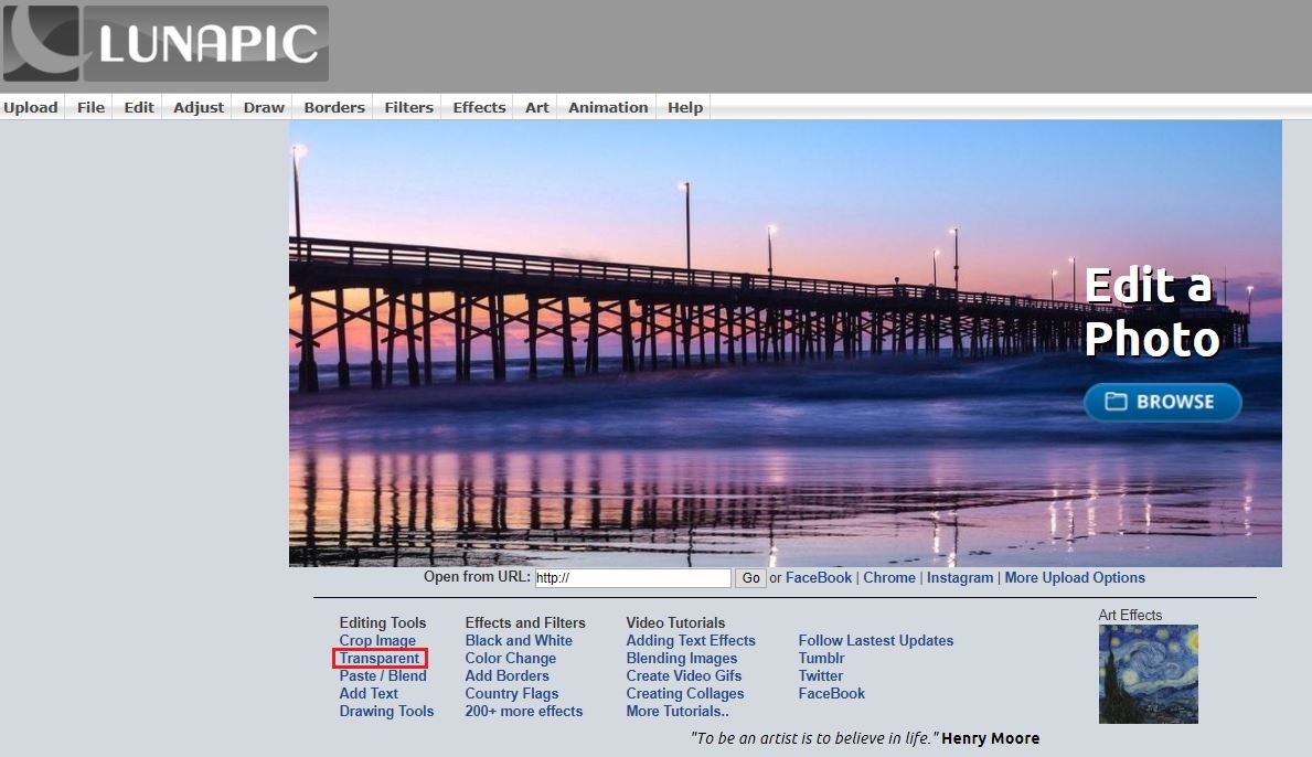 LunaPic, Free Online Photo Editor