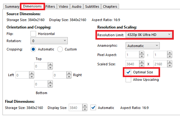 sound clipping on beginning of handbrake mp4