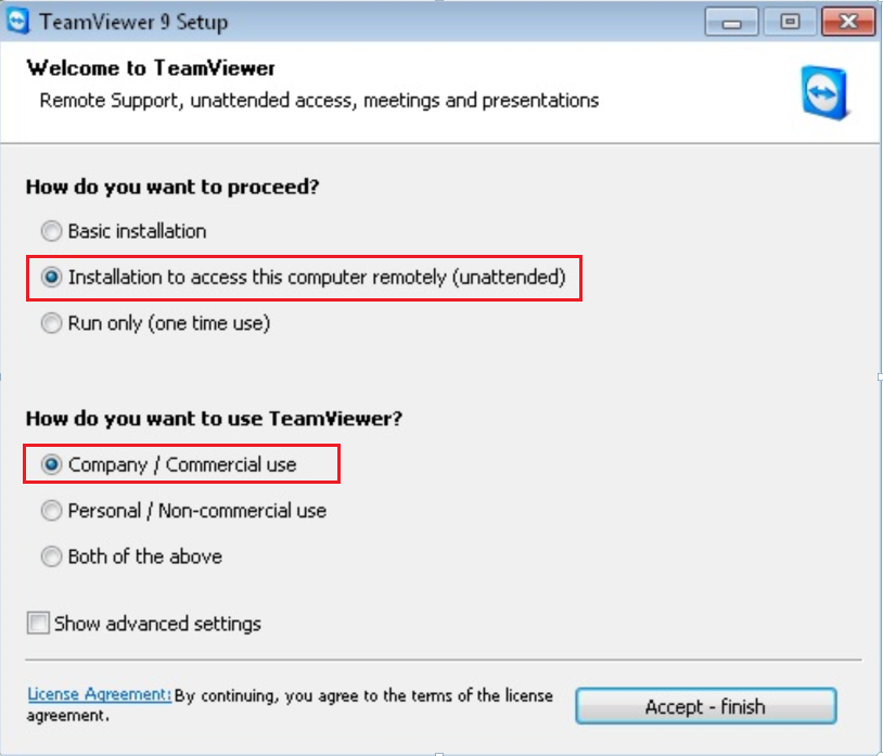 teamviewer 9 setup